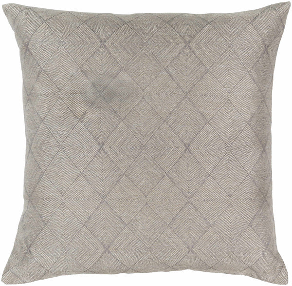 Boykins Gray Diamond Pattern Accent Pillow - Clearance