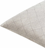 Boykins Gray Diamond Pattern Accent Pillow - Clearance
