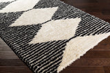 Aberchirder Ivory&Black Diamond Plush Rug - Clearance