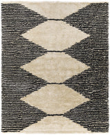 Aberchirder Ivory&Black Diamond Plush Rug - Clearance