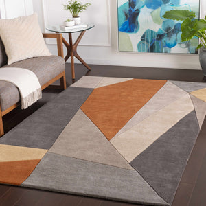 Bracknell Modern Wool Rug