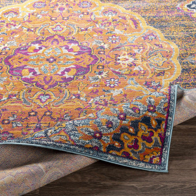 Brodhead Magenta & Orange Rug - Clearance