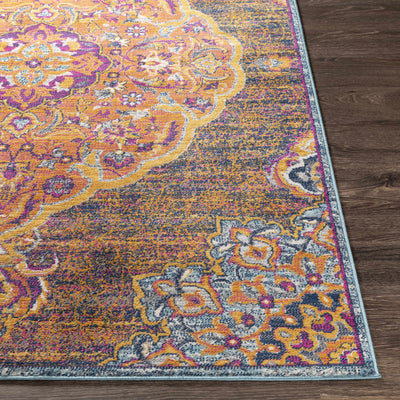 Brodhead Magenta & Orange Rug - Clearance