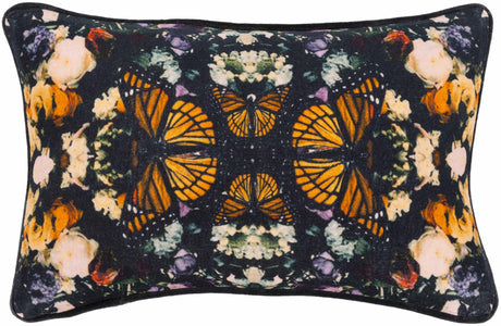 Birds Floral Butterfly Kaleidoscope Throw Pillow - Clearance