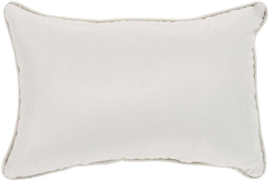 Bridgton White Solid Square Accent Pillow