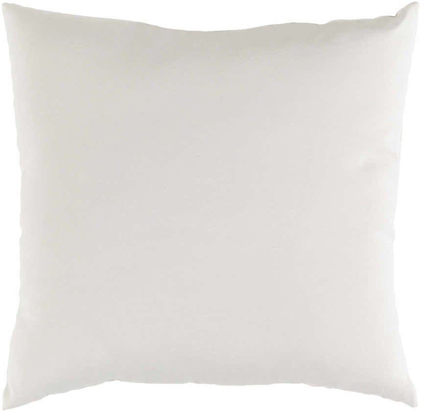 Bridgton White Solid Square Accent Outdoor Pillow - Clearance