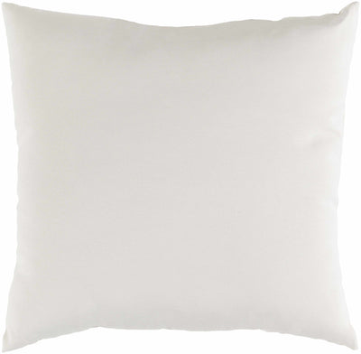 Bridgton White Solid Square Accent Pillow