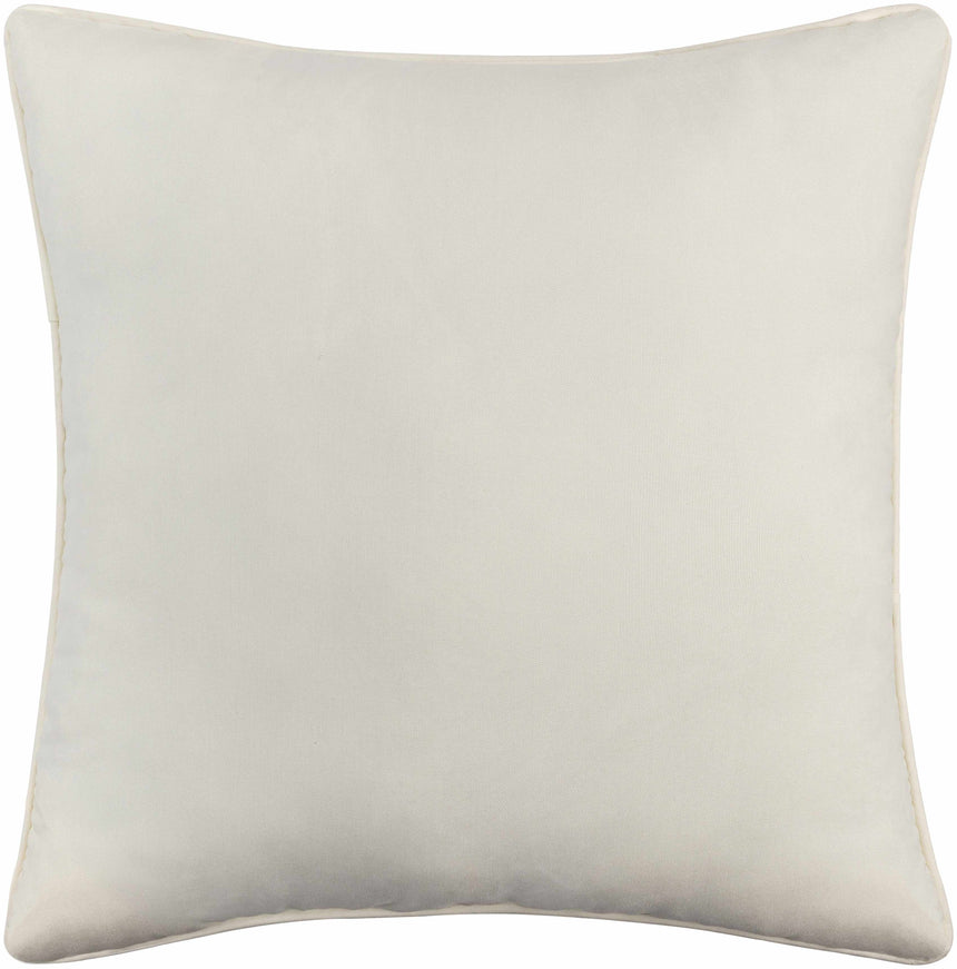 Bridgton White Solid Square Accent Pillow