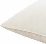 Bridgton White Solid Square Accent Pillow