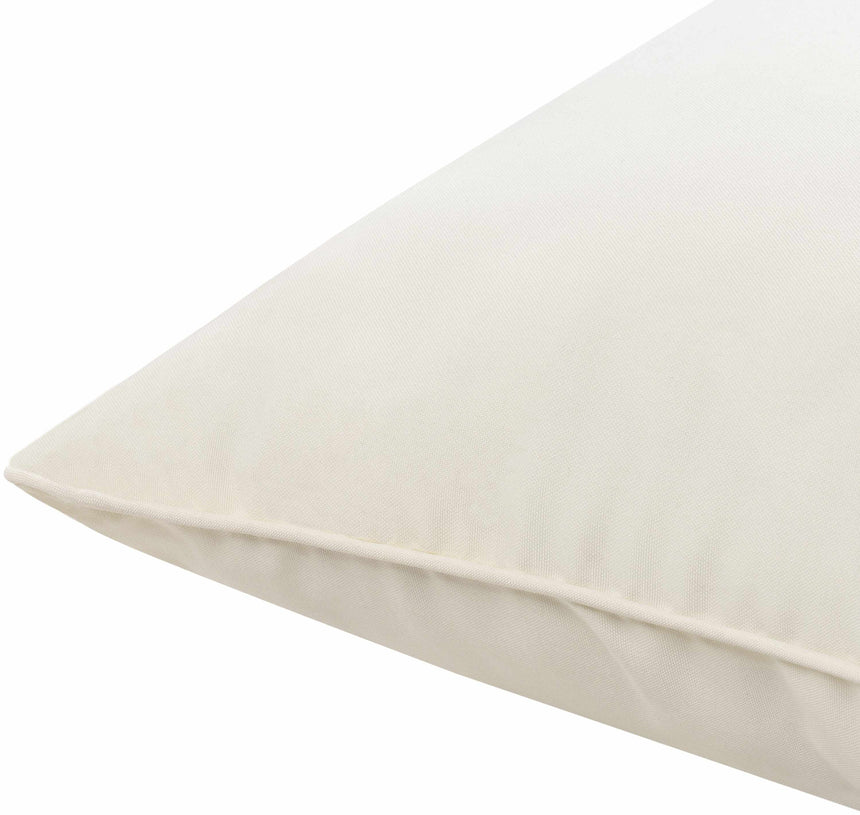 Bridgton White Solid Square Accent Pillow
