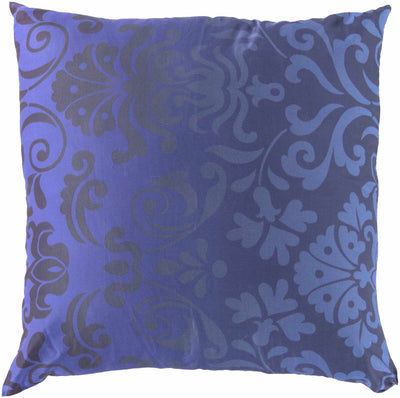 Barlby Navy Floral Pattern Throw Pillow - Clearance