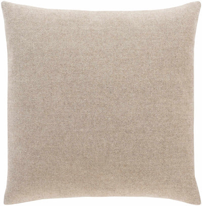 Lockland Beige Square Throw Pillow - Clearance