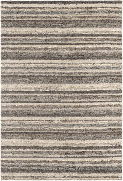 Burnage Striped Jute&Wool Area Rug