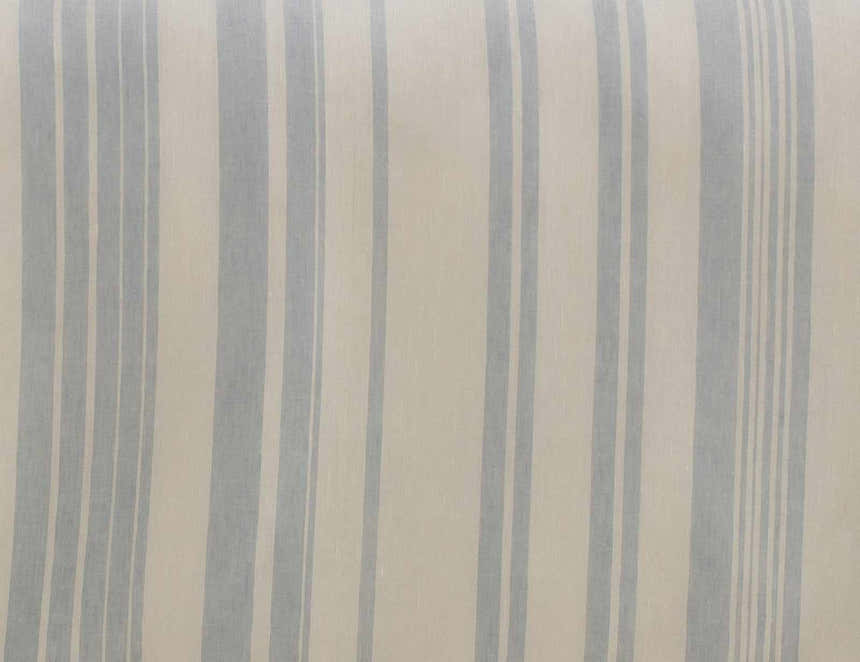 Baraniferho Ice Blue Striped Linen Bedding Set