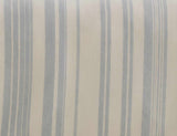 Baraniferho Ice Blue Striped Linen Bedding Set