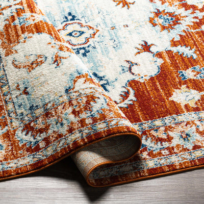 Liciada Rust Area Rug - Clearance