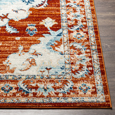 Liciada Rust Area Rug - Clearance