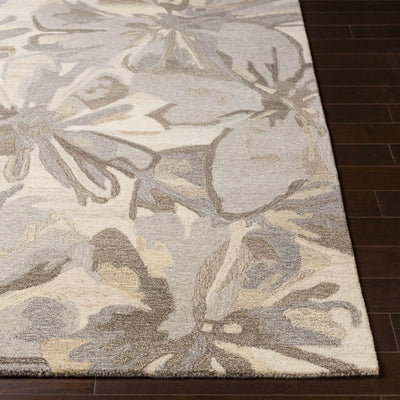 Ilfeld Athena Beige Floral Wool Rug