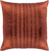 Bournemouth Rust Square Throw Pillow - Clearance