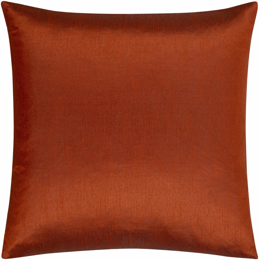 Bournemouth Rust Square Throw Pillow