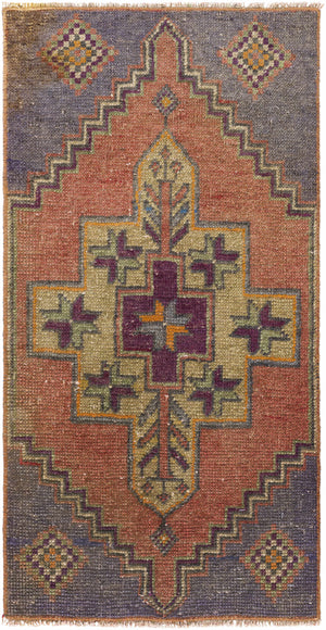 Unique Hand Knotted Small 1'8" x 3'2" Rug