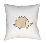 Nursery Cartoon Hedgehoge Decorative Outdoor Throw Pillow