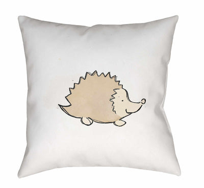 Nursery Cartoon Hedgehoge Decorative Throw Pillow