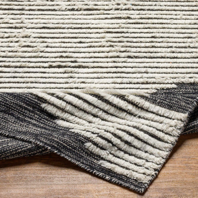 Bushwick Black&White Zigzag Wool Rug