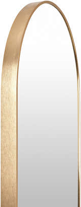 Borovikha Gold Aluminum Framed Oval Mirror - Clearance