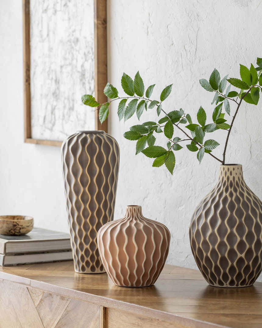 Beekbergen Beige Outdoor Vase