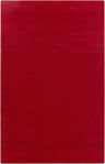 Close-up of the hand woven texture of the red Bula Area Rug. 100% Wool rug. Design-Rectangle-58
