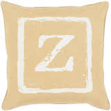 Bulleen Letter Z Throw Pillow - Clearance
