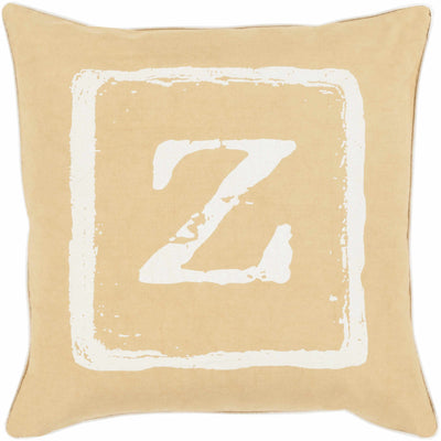 Bulleen Letter Z Throw Pillow - Clearance