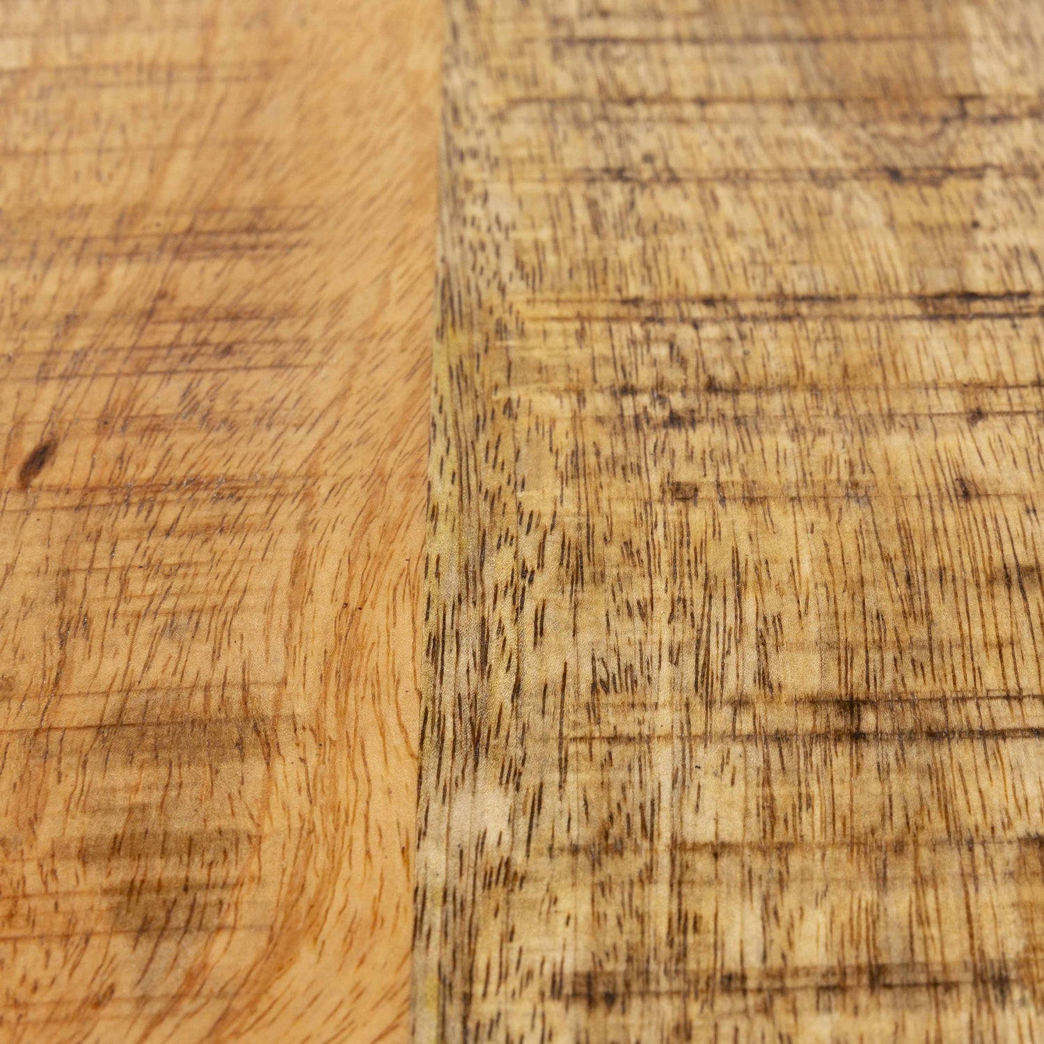 Bungsuan Natural Wood End Table with wheels