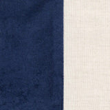 Bunyip Navy Velvet Band Throw Pillow