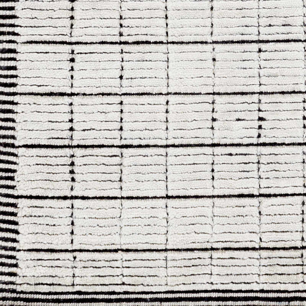 Buracan Gray Grid Rug