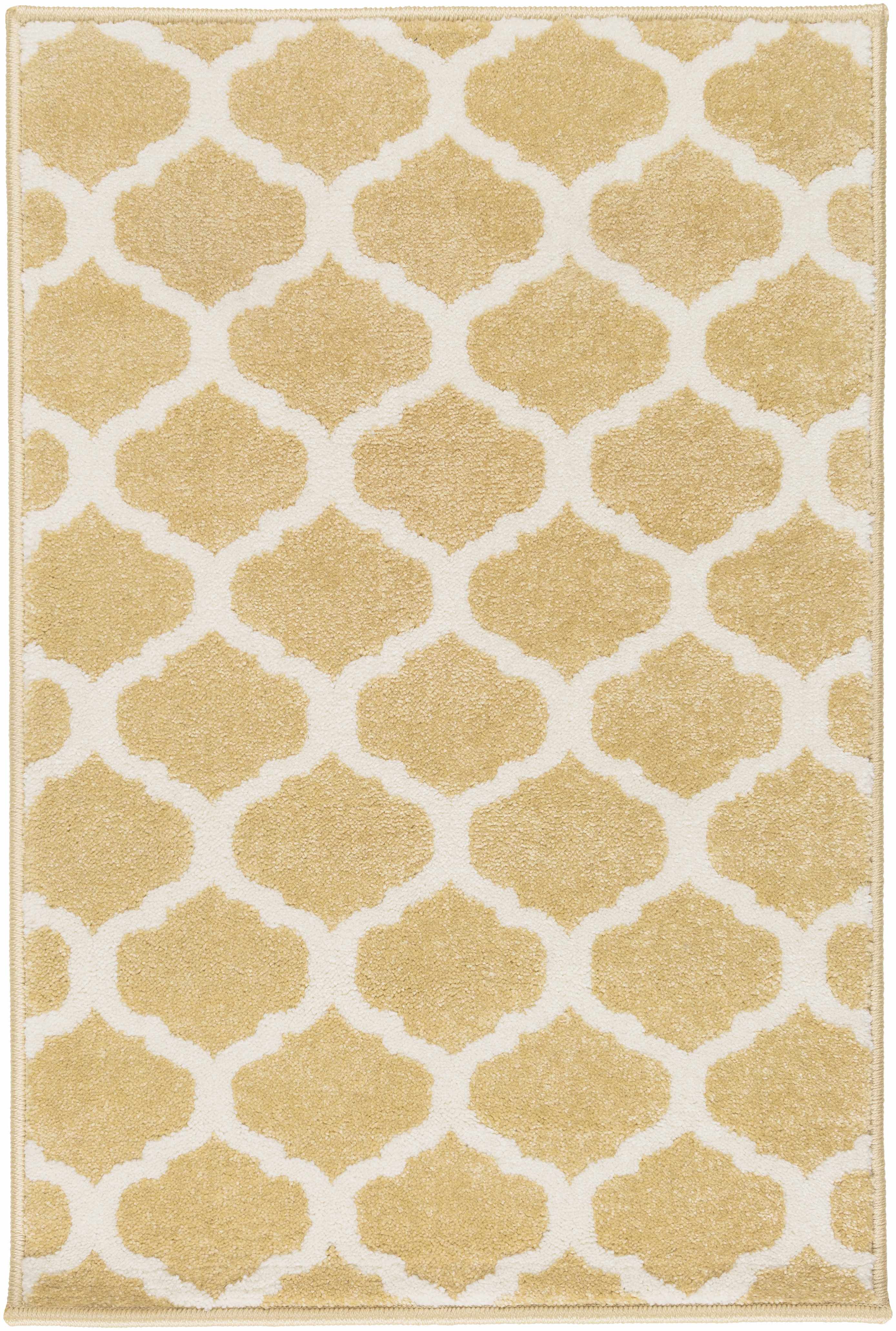Reverse side of Burkettsville Clearance Rug - Clearance, focusing on underside structure and material.Transitional Area Rug Backing  * 2' x 3' Rectangle