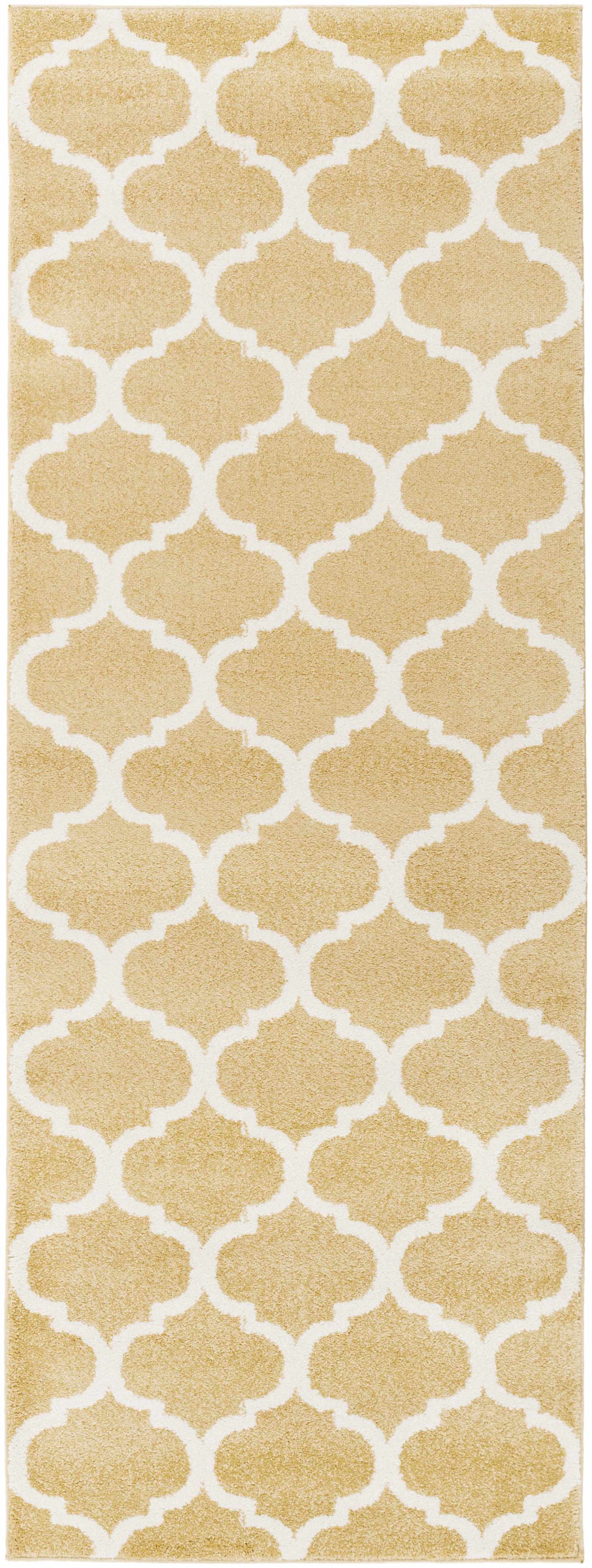 Reverse side of Burkettsville Clearance Rug - Clearance, focusing on underside structure and material.Transitional Area Rug Backing  2'7" x 7'3" Runner