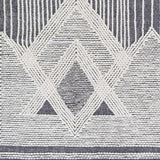 Aldbourne Gray Tassel Flatweave Wool Rug - Clearance