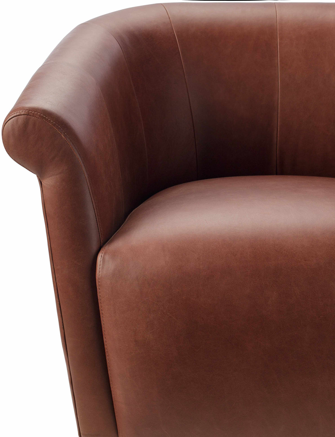 Bisignano Brown Swivel Chair - Clearance