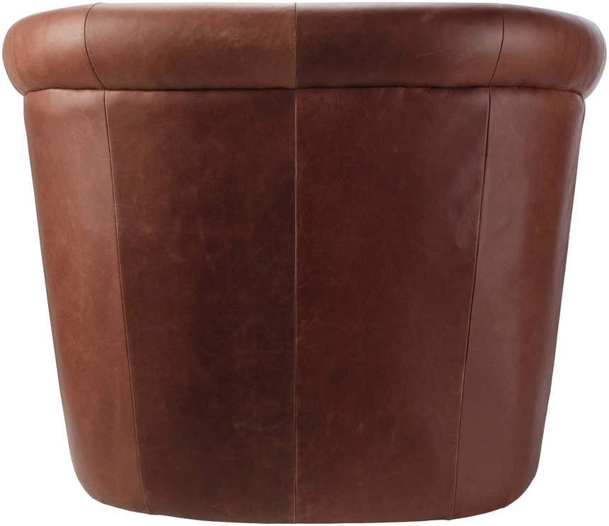 Bisignano Brown Swivel Chair - Clearance