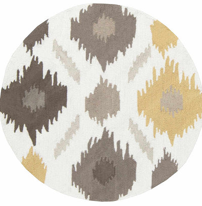 Byhalia Taupe/Brown Ikat Carpet - Clearance