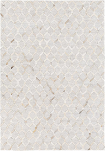 Byng Premium Leather&Viscose Area Rug