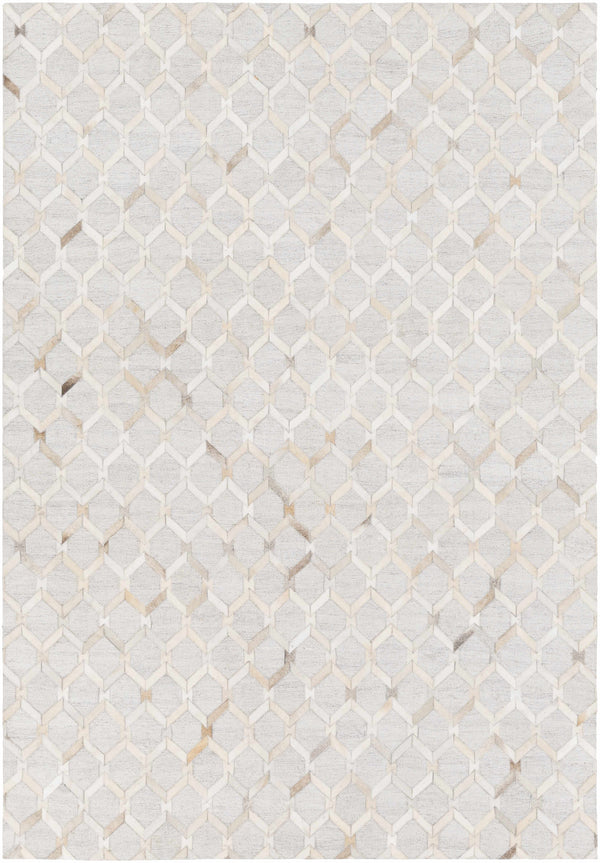 Byng Premium Leather&Viscose Area Rug