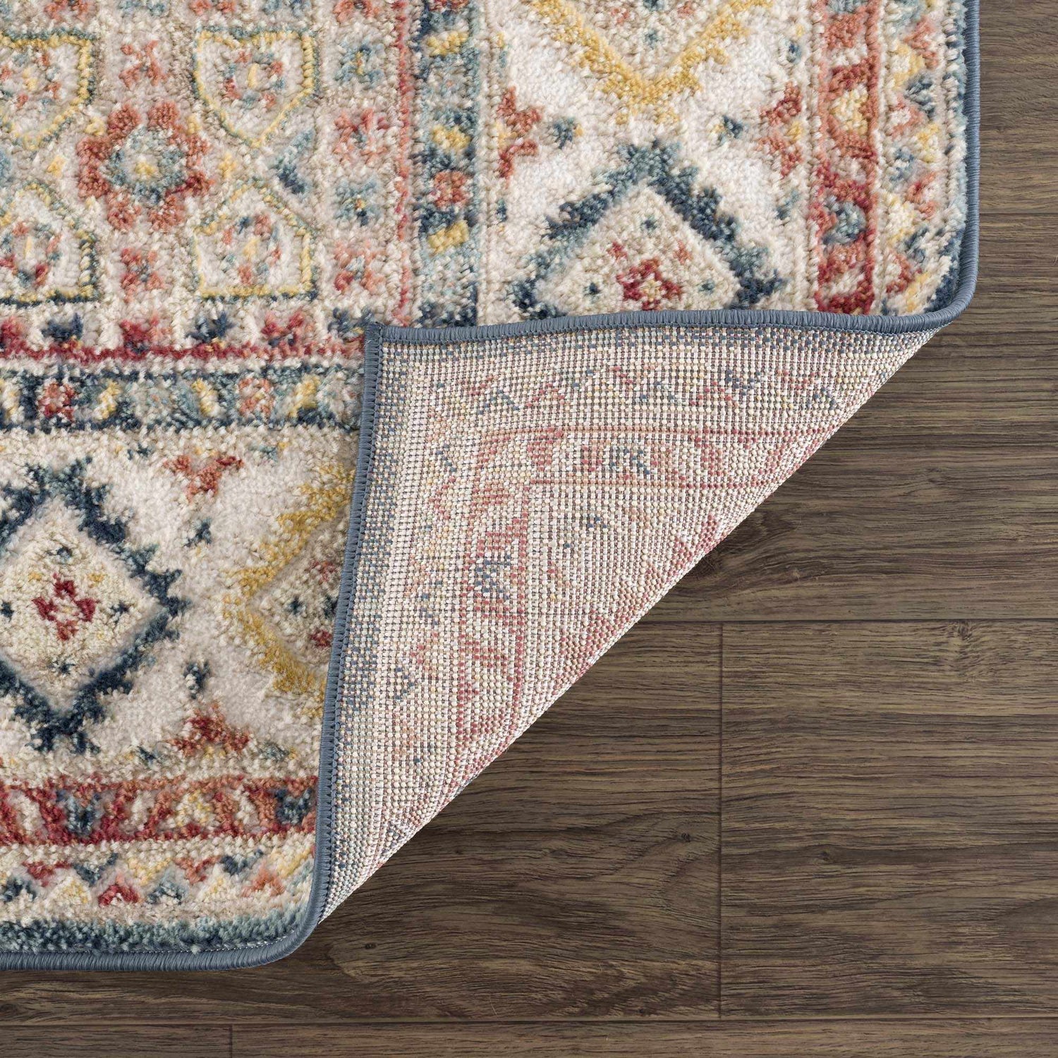 Brend Rust Medallion Area Rug - Clearance