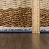 Brend Rust Medallion Area Rug - Clearance