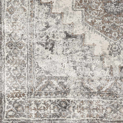 Manaring Charcoal Medallion Area Rug