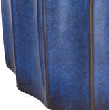 Cabugao Blue Ceramic Stool Table