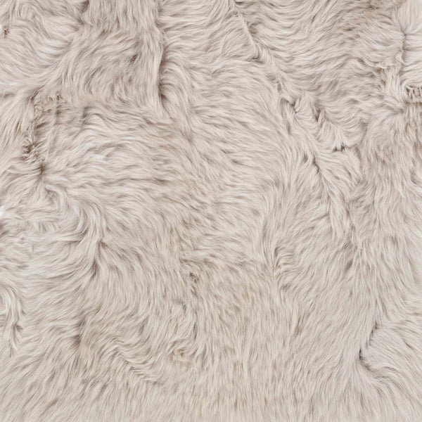 Off-White Sheepskin 2x3 Rug