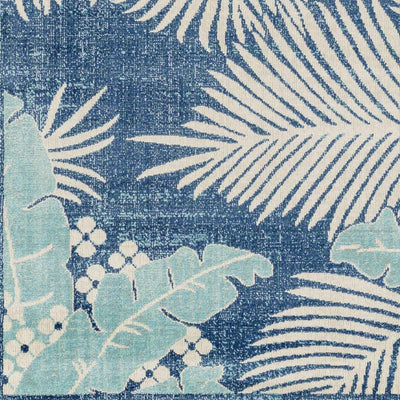 Cachi Floral Blue Area Rug